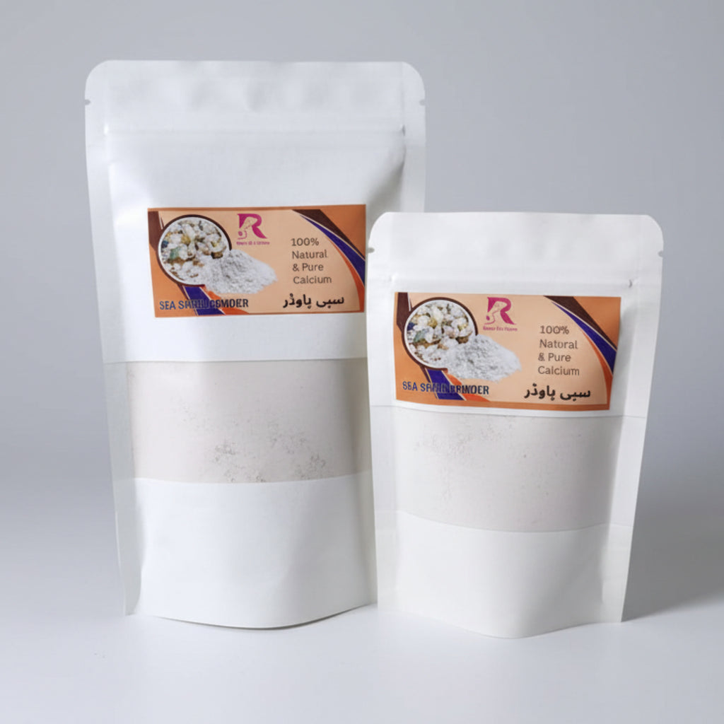 Sea Shall Powder (Sipi Powder) 100% Natual & Pure Calcium