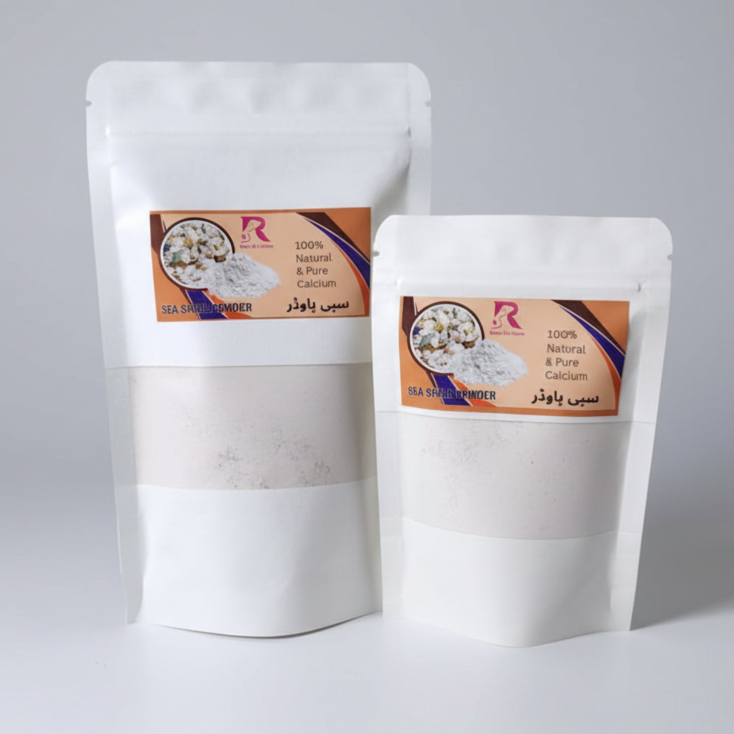 Sea Shall Powder (Sipi Powder) 100% Natual & Pure Calcium