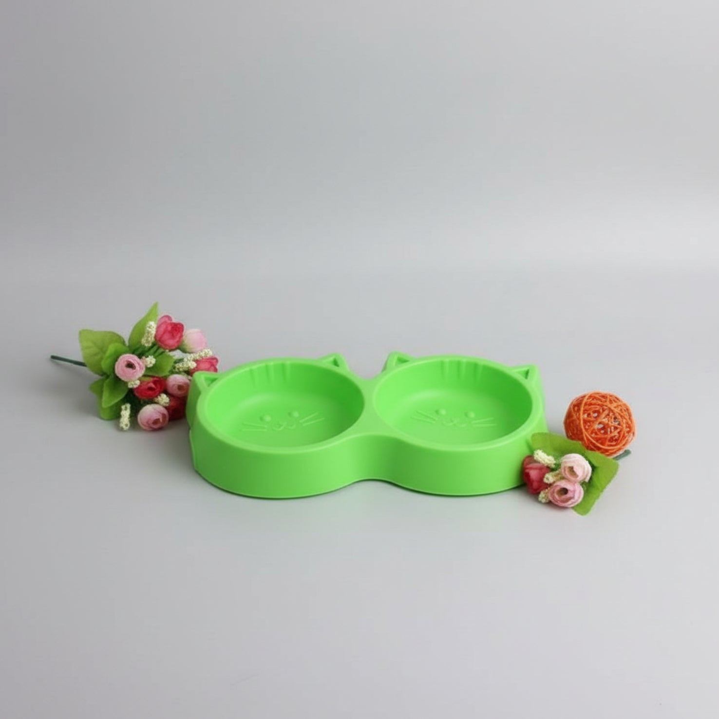 Cat Face Bowl Double