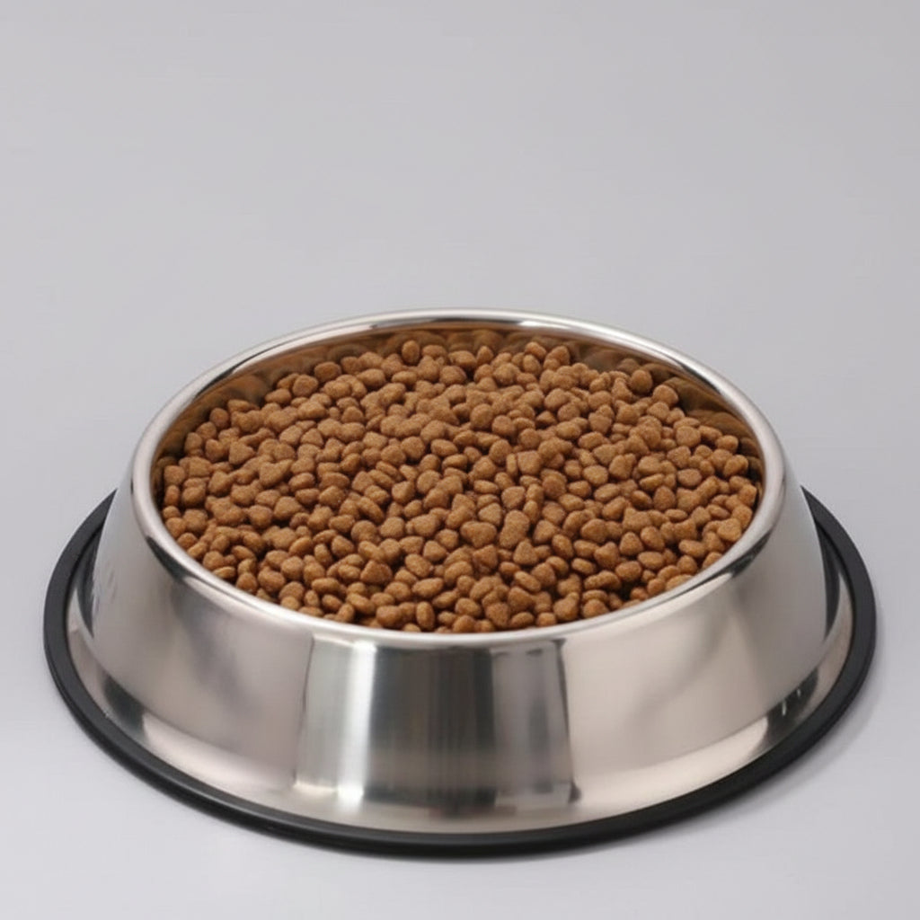 Pet Dog Cat Thick Stainless Steel Non-slip Feeding Bowl