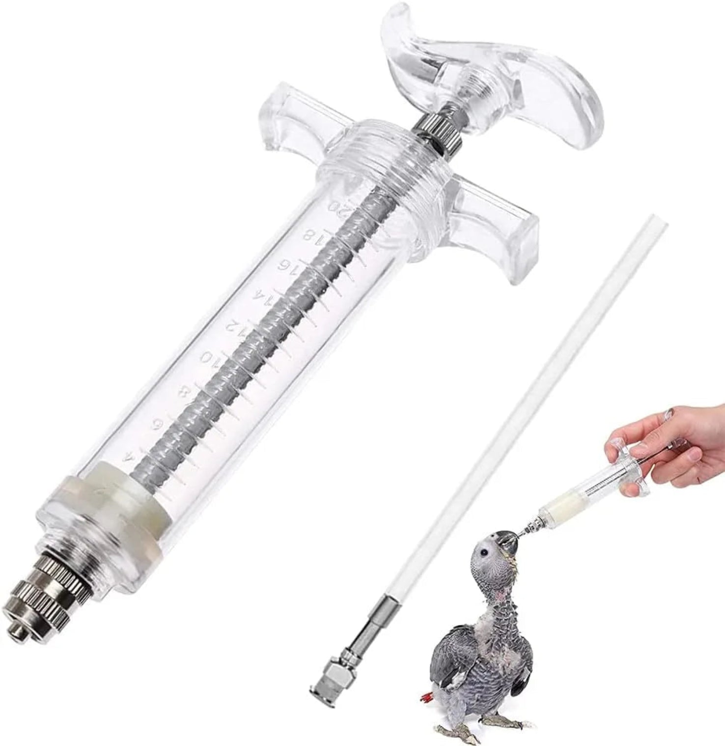 Imported Hand-Feeding & Injection BD Syringe For Birds & Animals