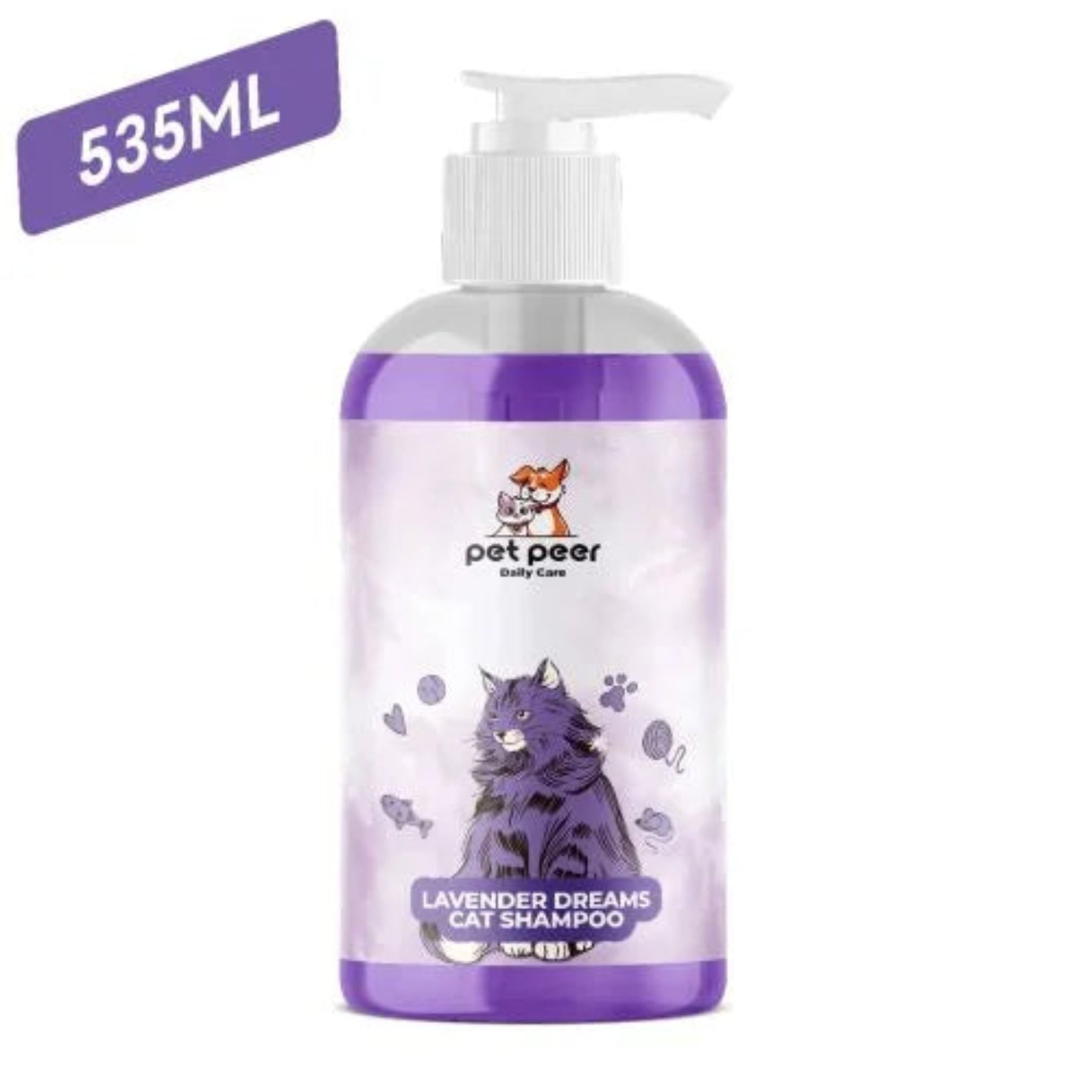 Pet Peer Cat Shampoo (535ml)