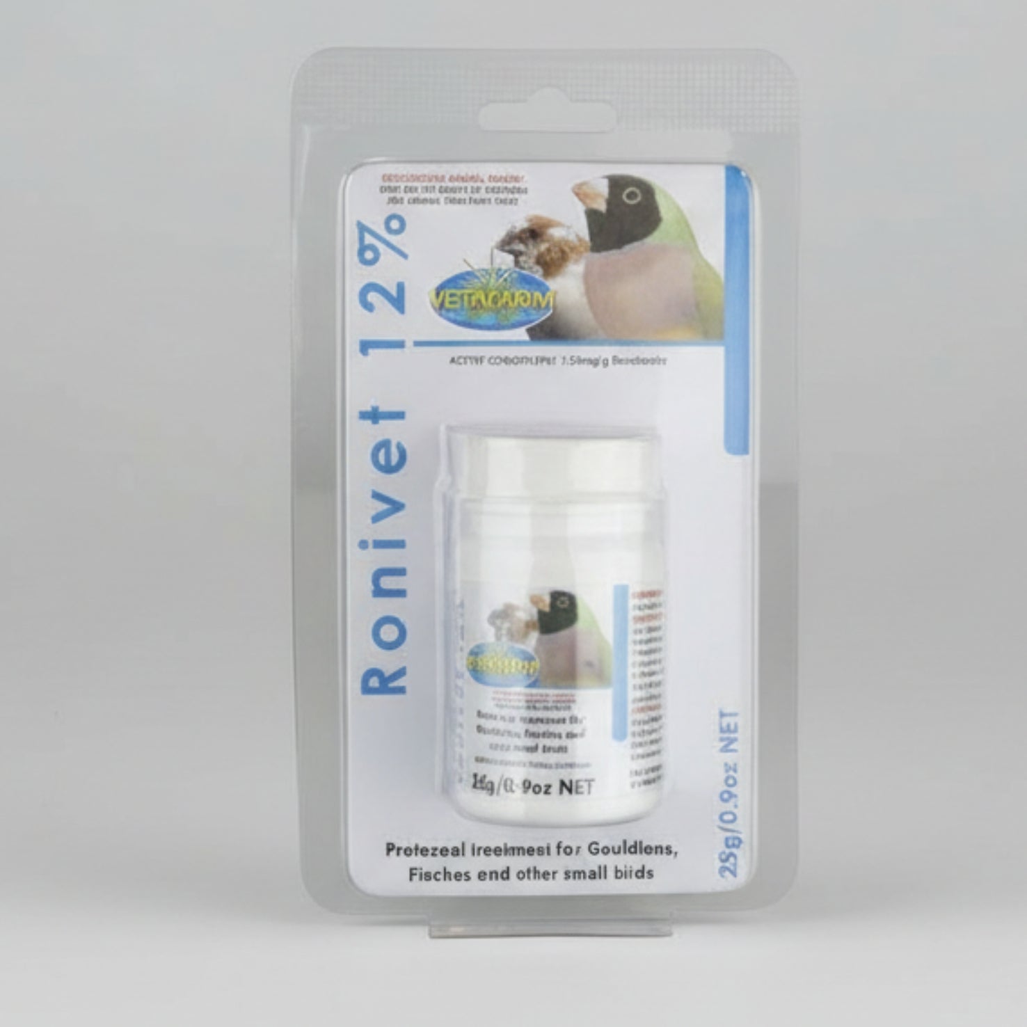 Ronivet 12% – Protozoal Treatment for Gouldians & Finches