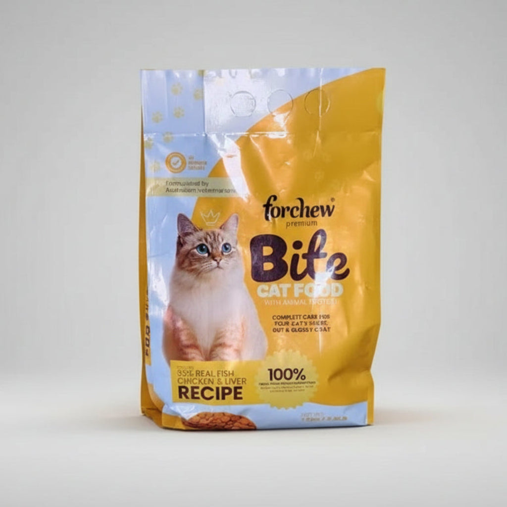 Bite Cat Food With Real Fish Chicken & Live 1.2 kg