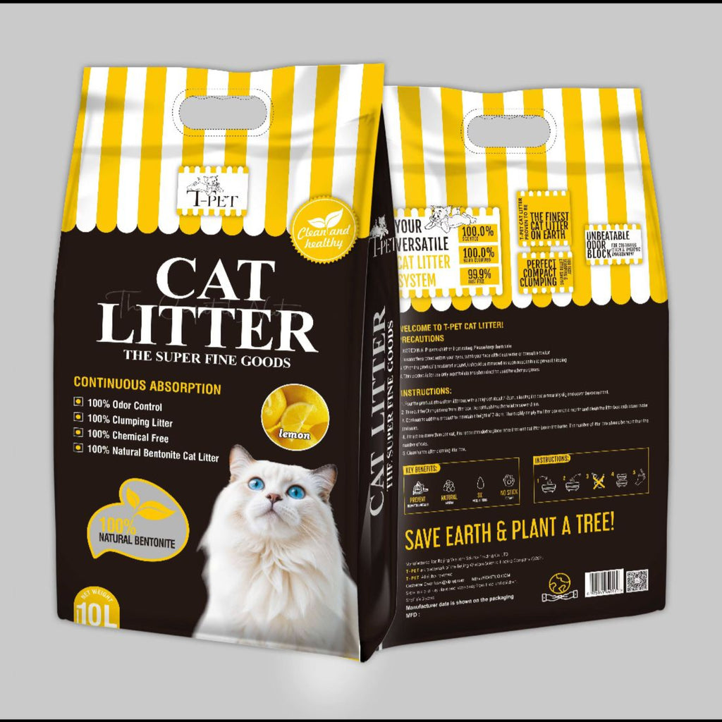 T Pet Cat Litter 10L (Apple, Coffee, Lemon & Levender)