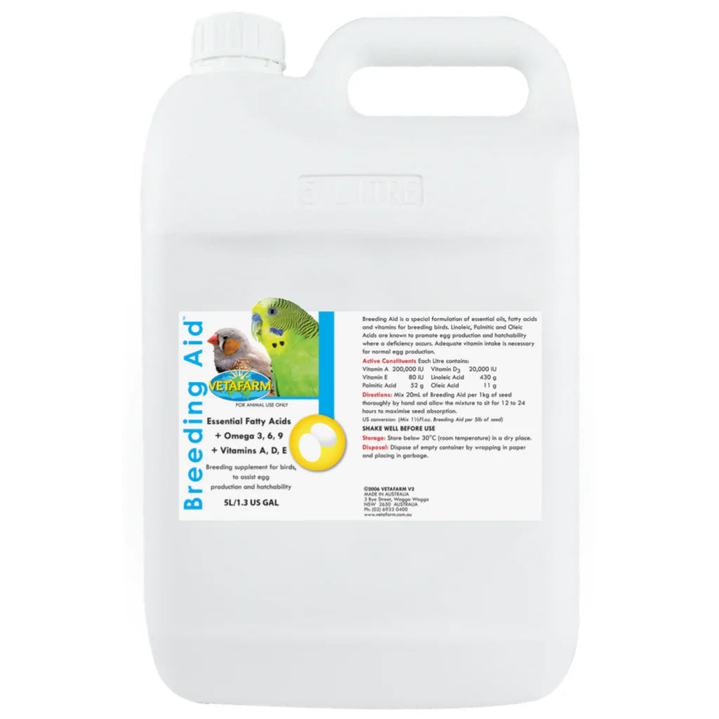 Breeding Aid Oil – Enhance Egg Production, Hatchability & Fertility