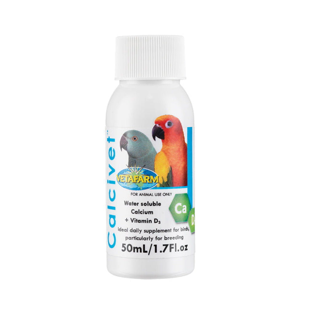 Calcivet – Liquid Calcium Supplement with Vitamin D3 for Birds