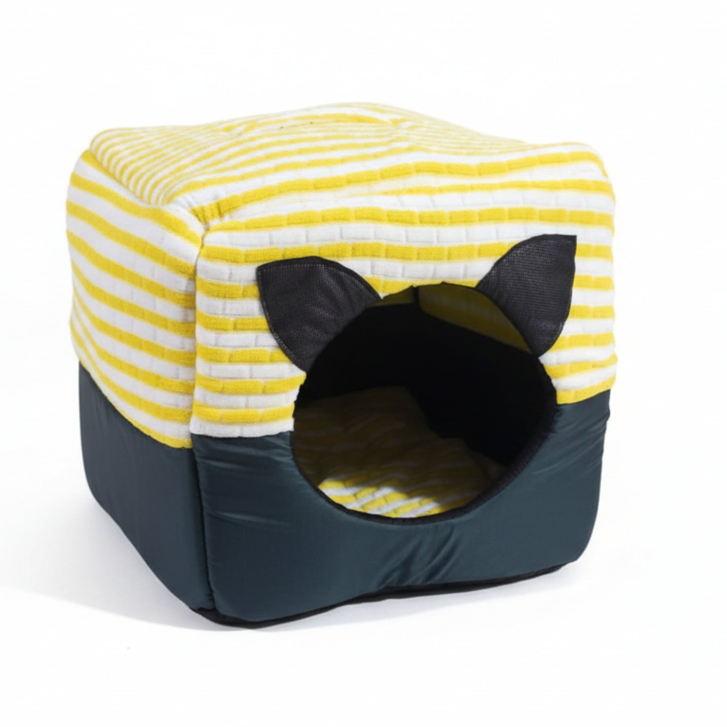 Cozy Cat House Cum Bed with Furr