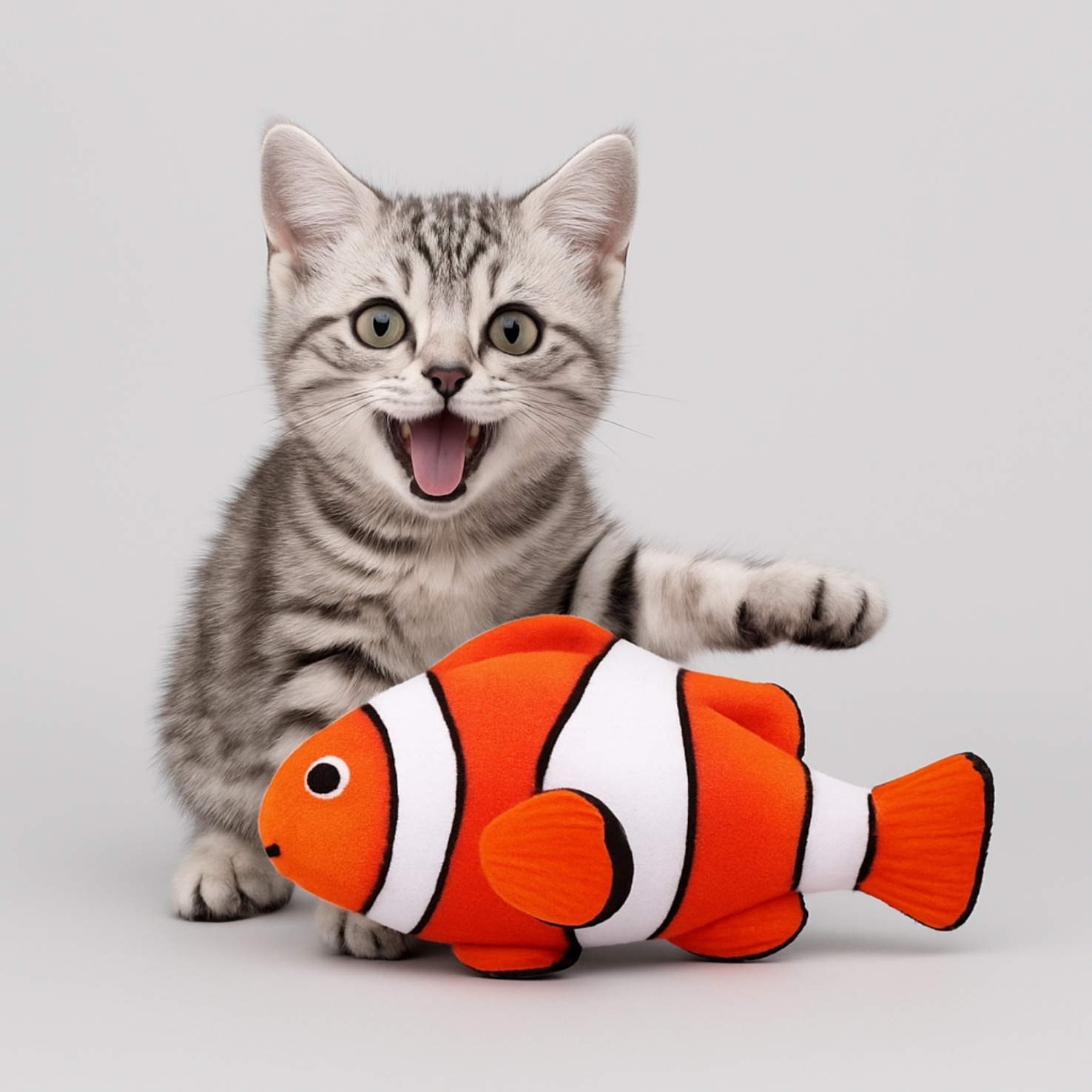 Vibrating Interactive Fish Toy for Cat