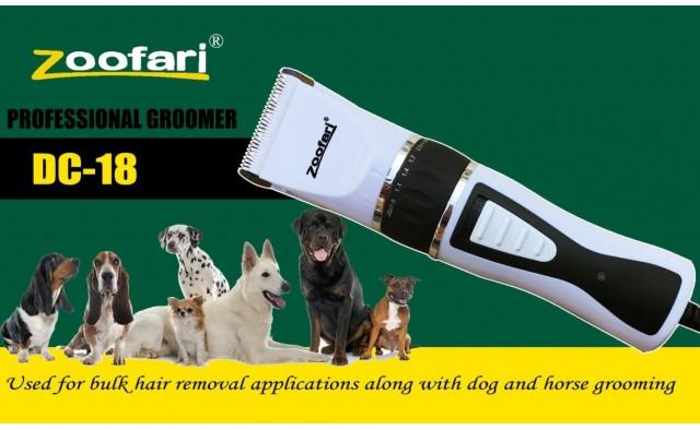 Zoofari DC-18 Professional Pet & Animal Hair Trimmer (Imported)