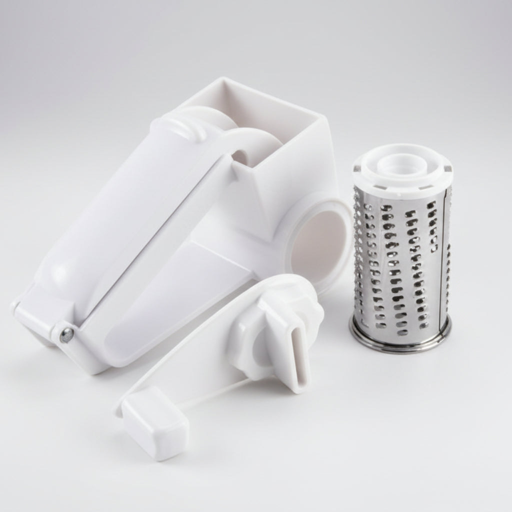 Handheld Rotary Grater – Egg & Veggies Crusher