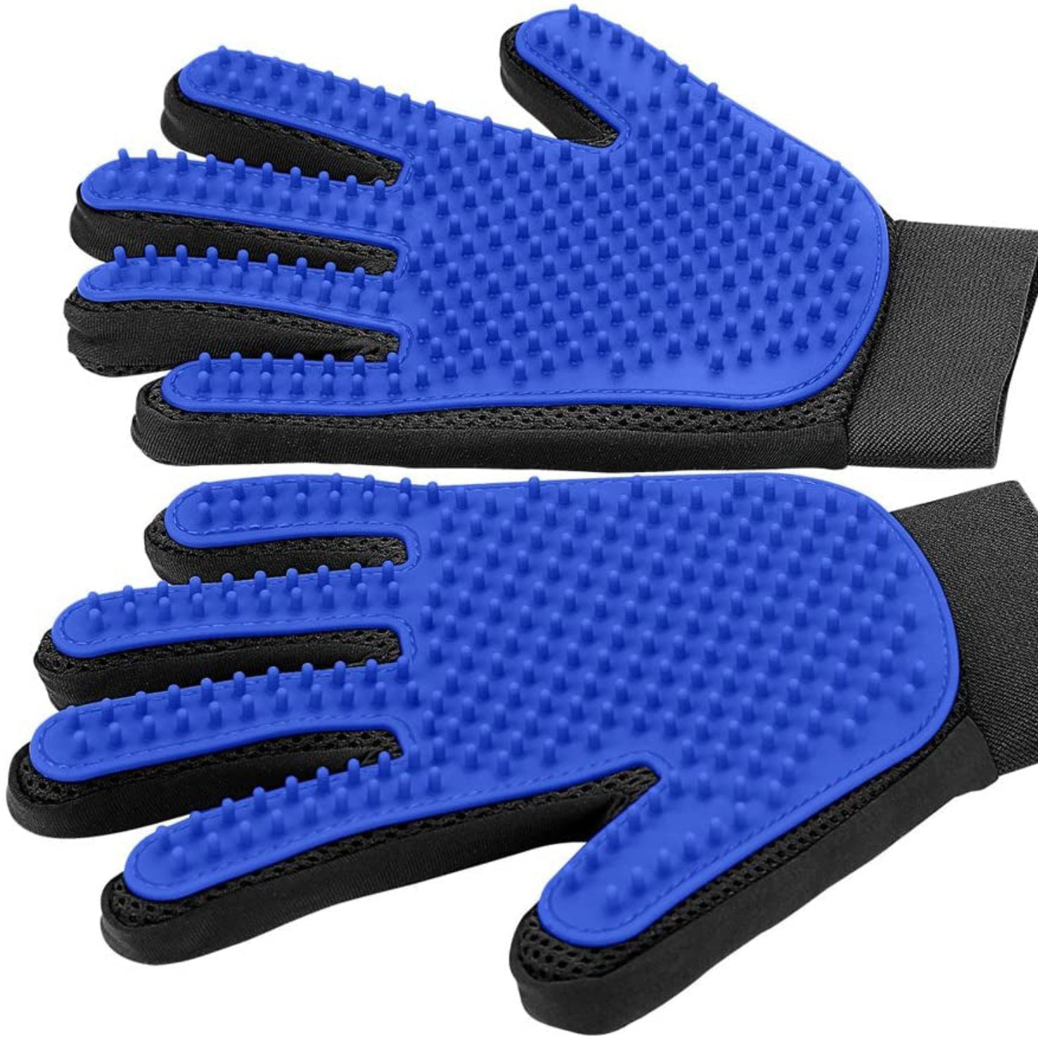 Pet Grooming Gloves for Dogs & Cats – Hair Remover & Massage Glove