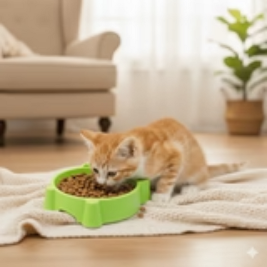 Cat Face Cat Feeding & Water bowl/ Imported