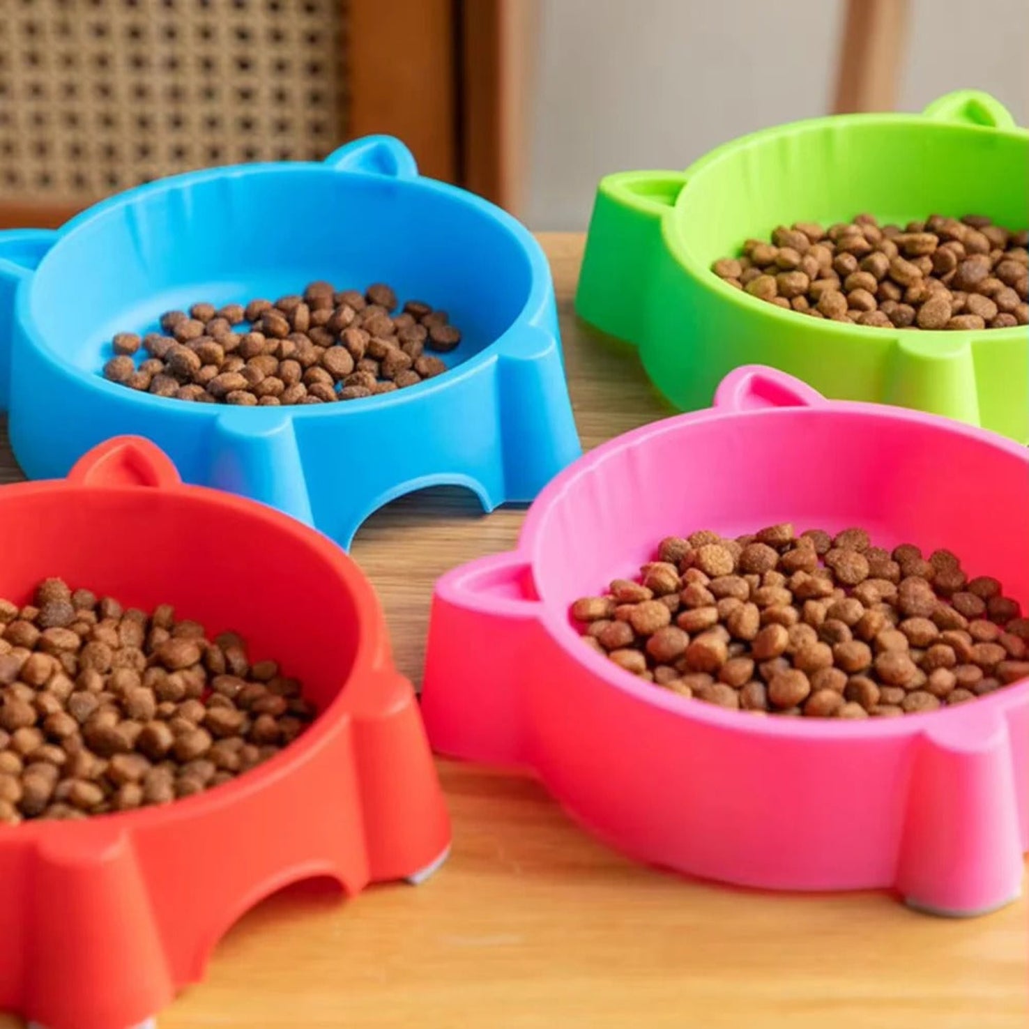 Cat Face Cat Feeding & Water bowl/ Imported