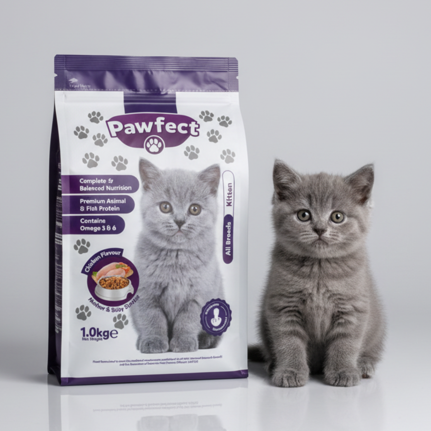 Pawfect Kitten food all breeds