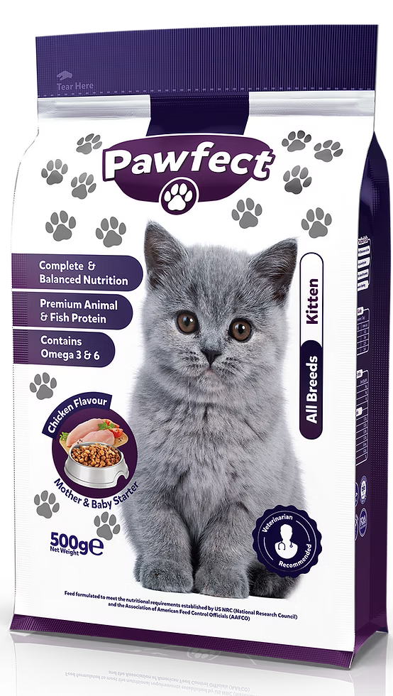 Pawfect Kitten food all breeds