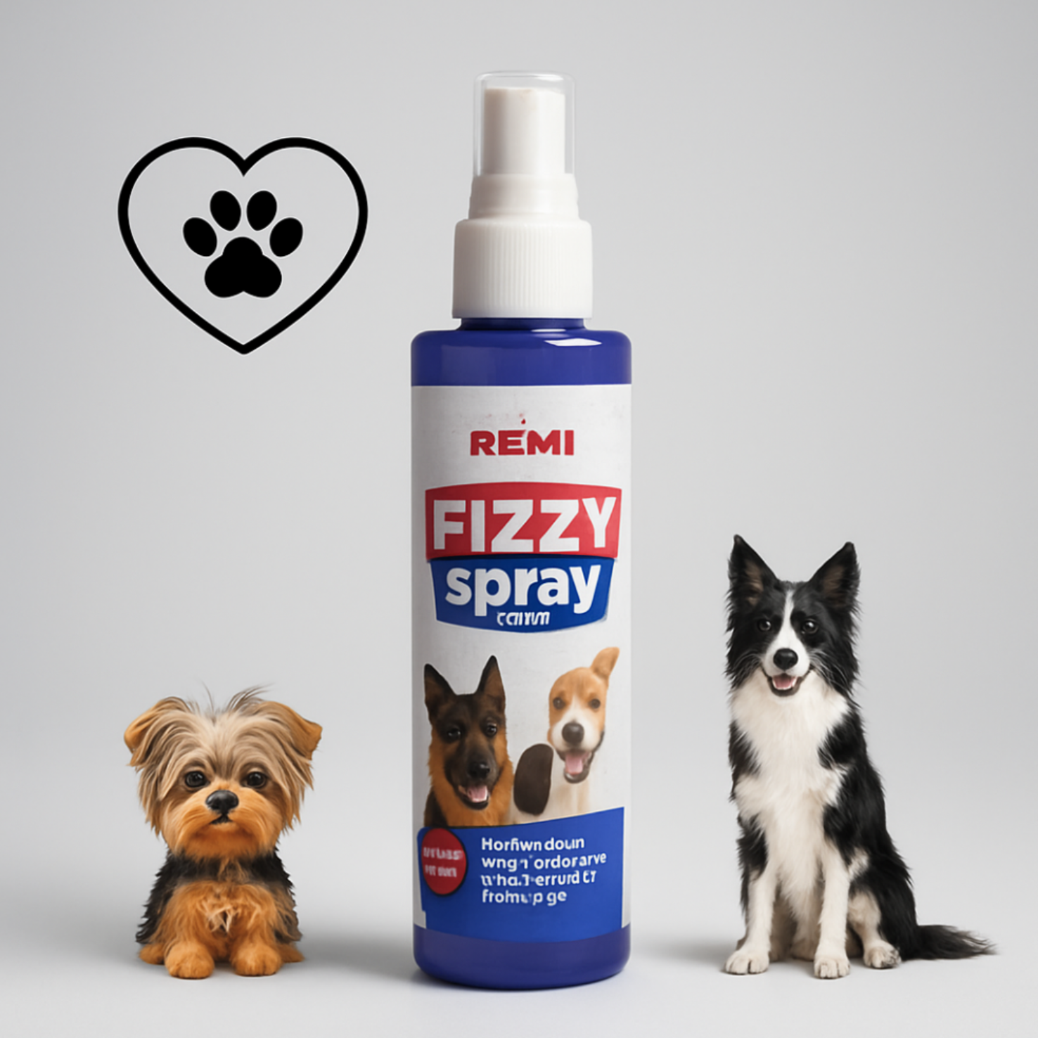 Remu Fizzy Spray For Dogs – Waterless Bath 200ml